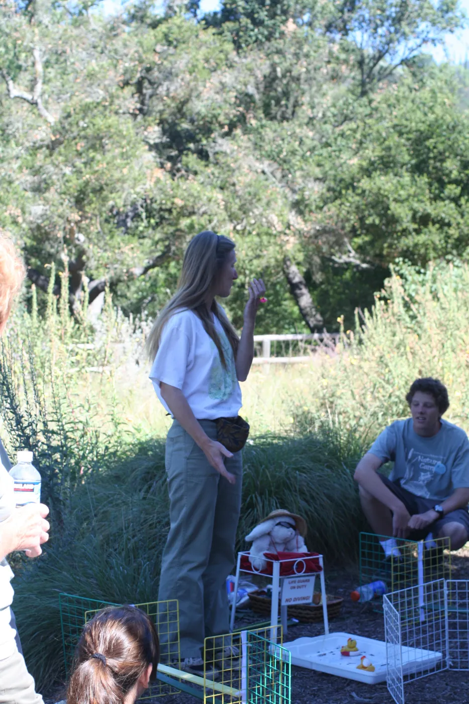 BUNS demonstration in the Meadow, SBBG Summer Nature Camp, 2006
