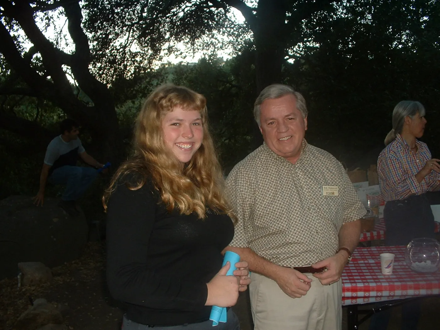 Juliet Evans, Bob Sherwood, Great Garden Nature Night, SBBG, 2003
