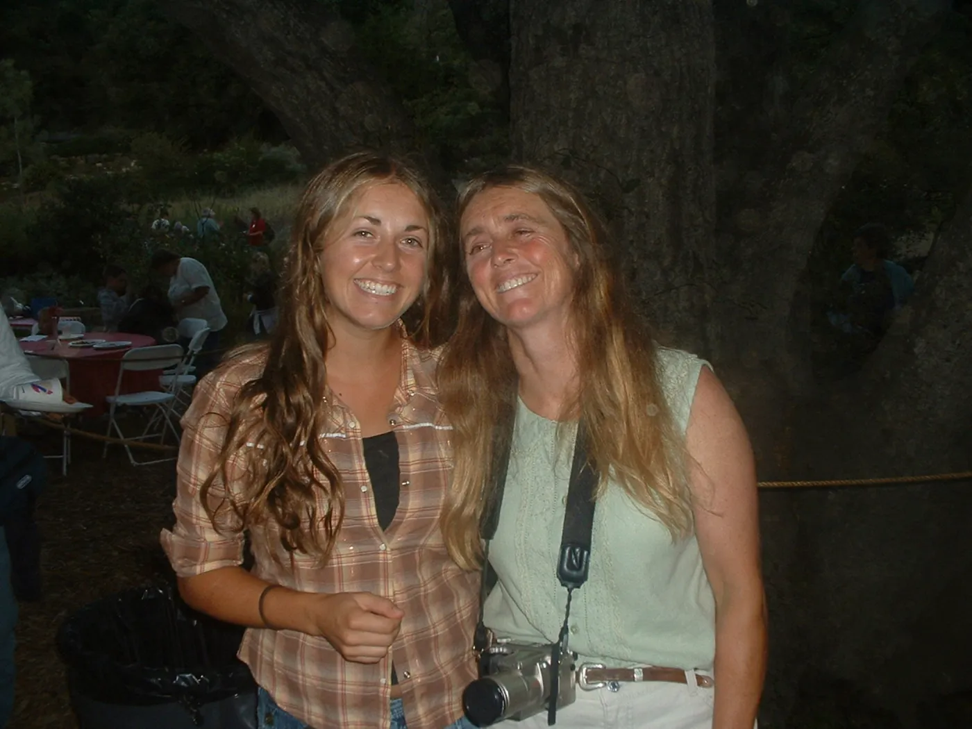 Katie and Sally Isaacson, Great Garden Nature Night, SBBG, 2003