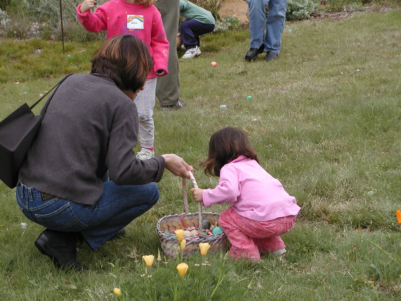children, kids, SBBG Egg Hunt, 2002