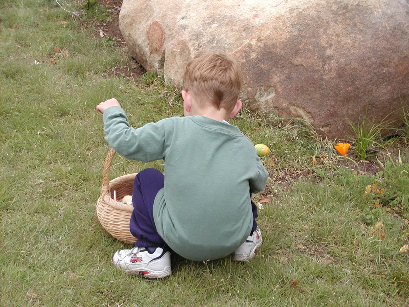 children, kids, SBBG Egg Hunt, 2002