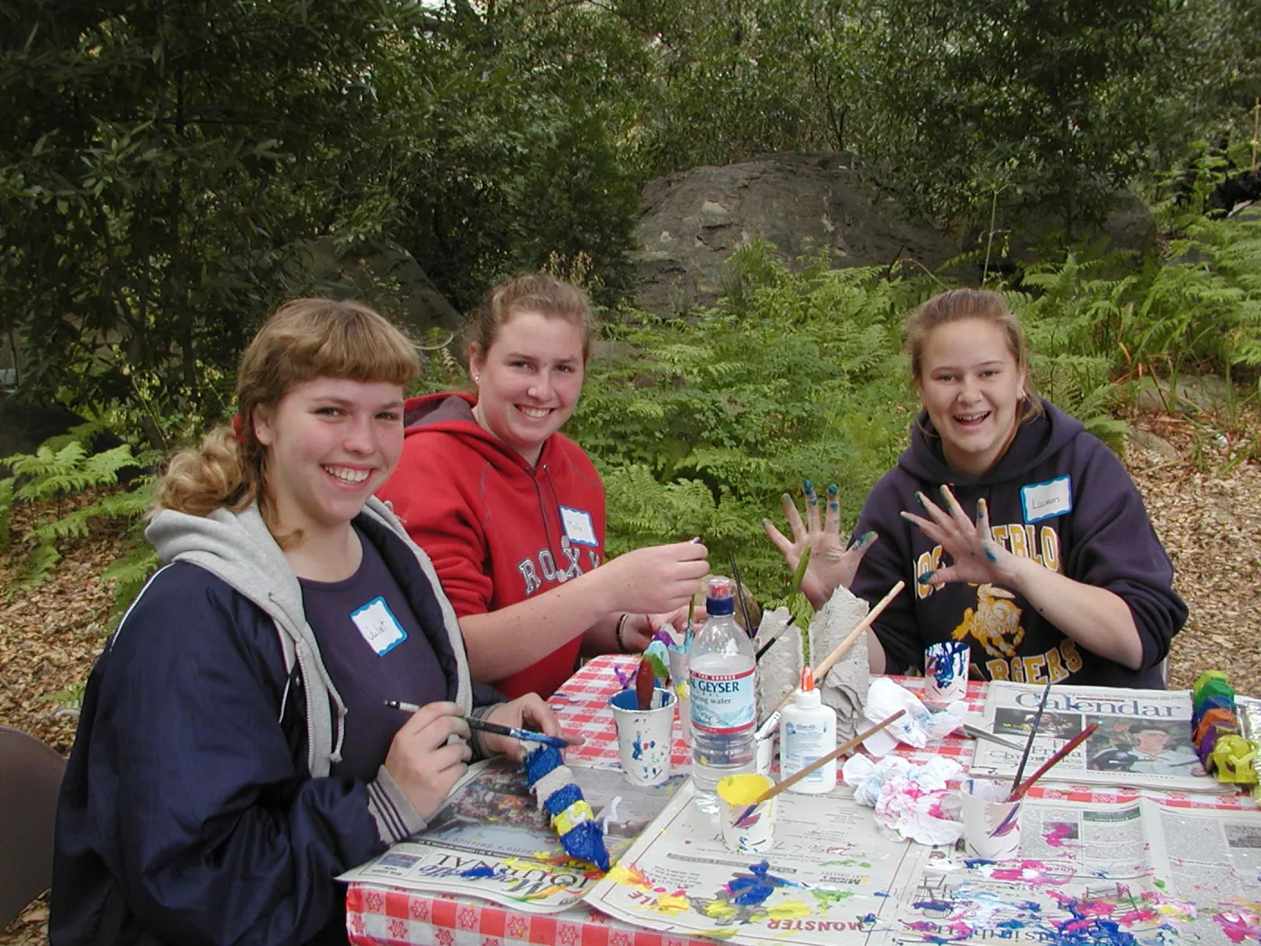 Juliet Evans, SBBG Egg Hunt, 2002