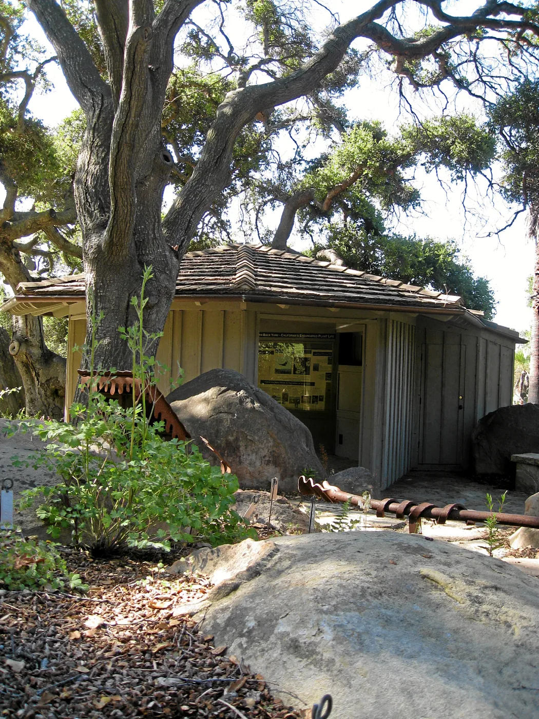 North side of Information Kiosk