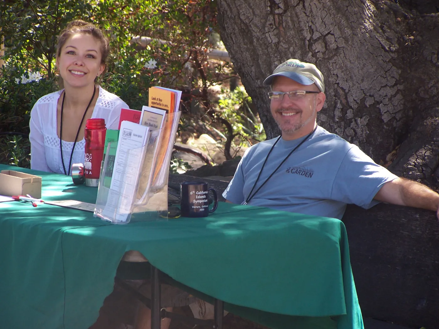SBBG Community Free Day, Steve Windhager and Erica Zurawski