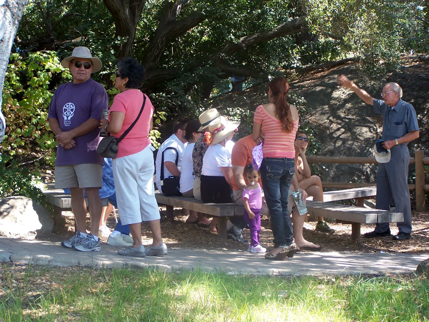 SBBG Community Free Day, Docent Tour group