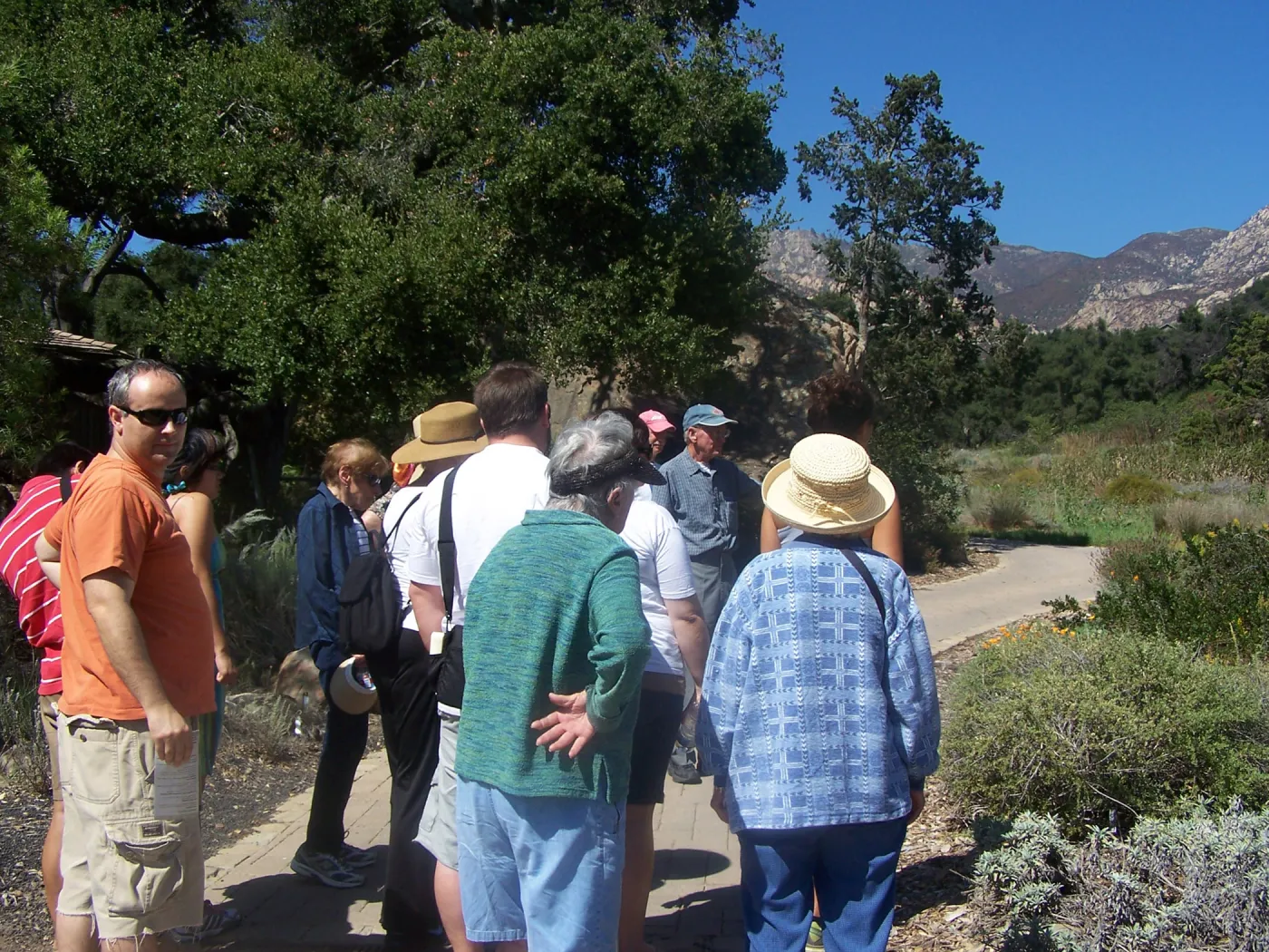 SBBG Community Free Day, Docent Tour group