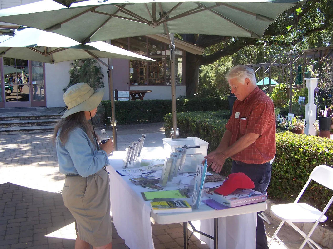 SBBG Community Free Day, Master Gardener table
