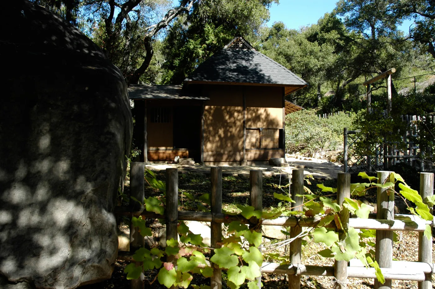 Tea House open to visitors, SBBG Community Free Day, October 16 2011