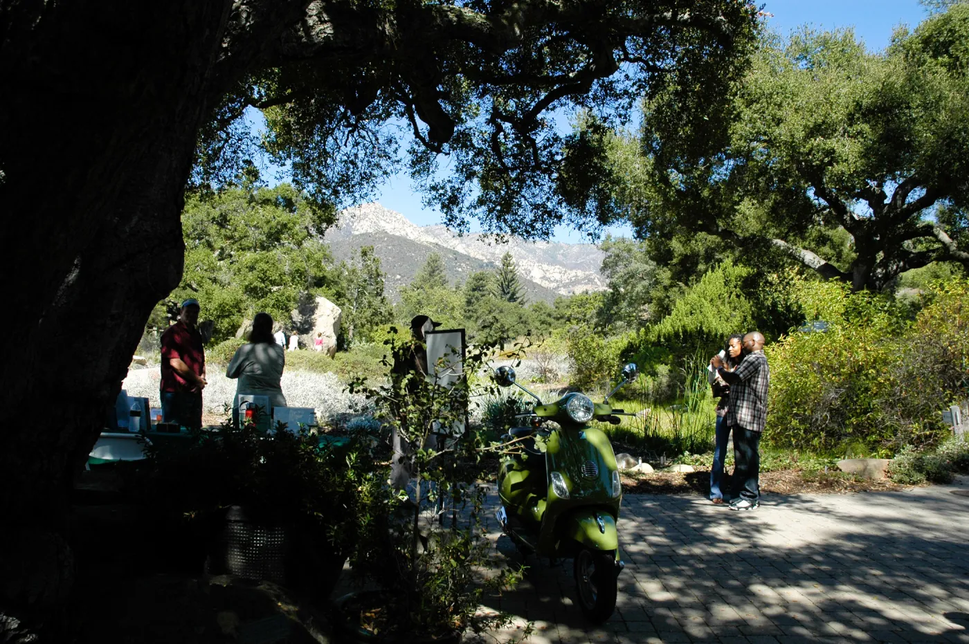 visitors at the Garden Entrance, Community Free Day, October 2011
