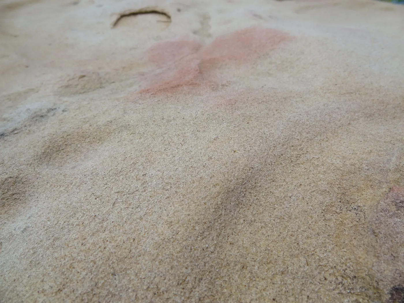 Sandstone boulders as texture and pattern