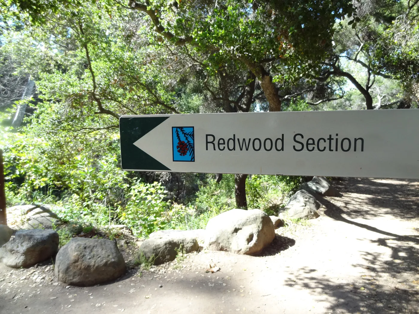 Redwood Section sign