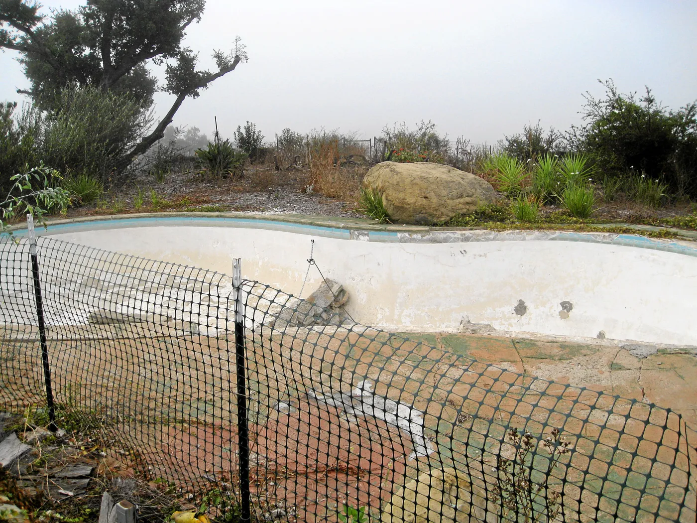 Gane site before pool demolition
