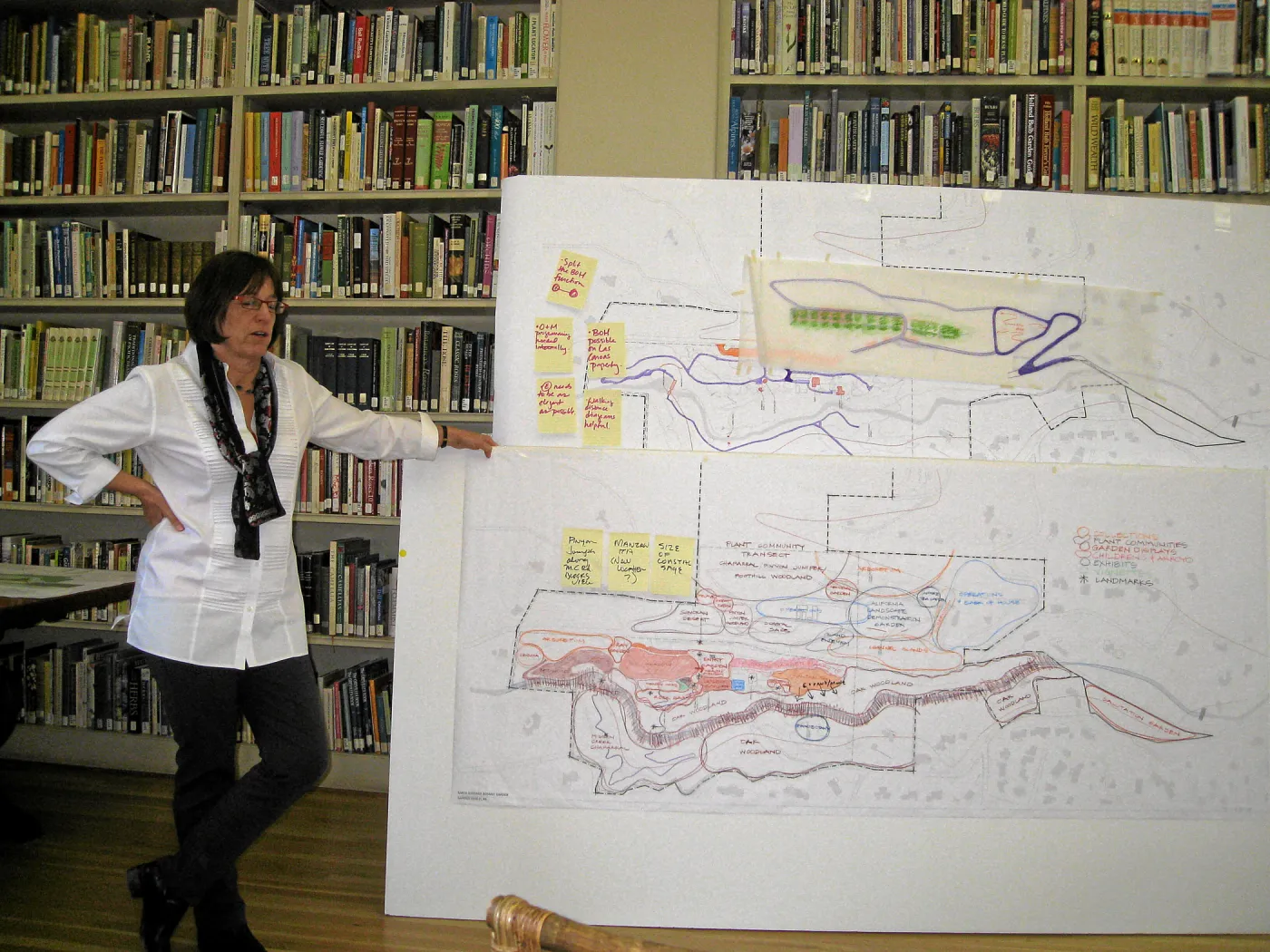 Presentation by OLIN team of first andscape design charette results