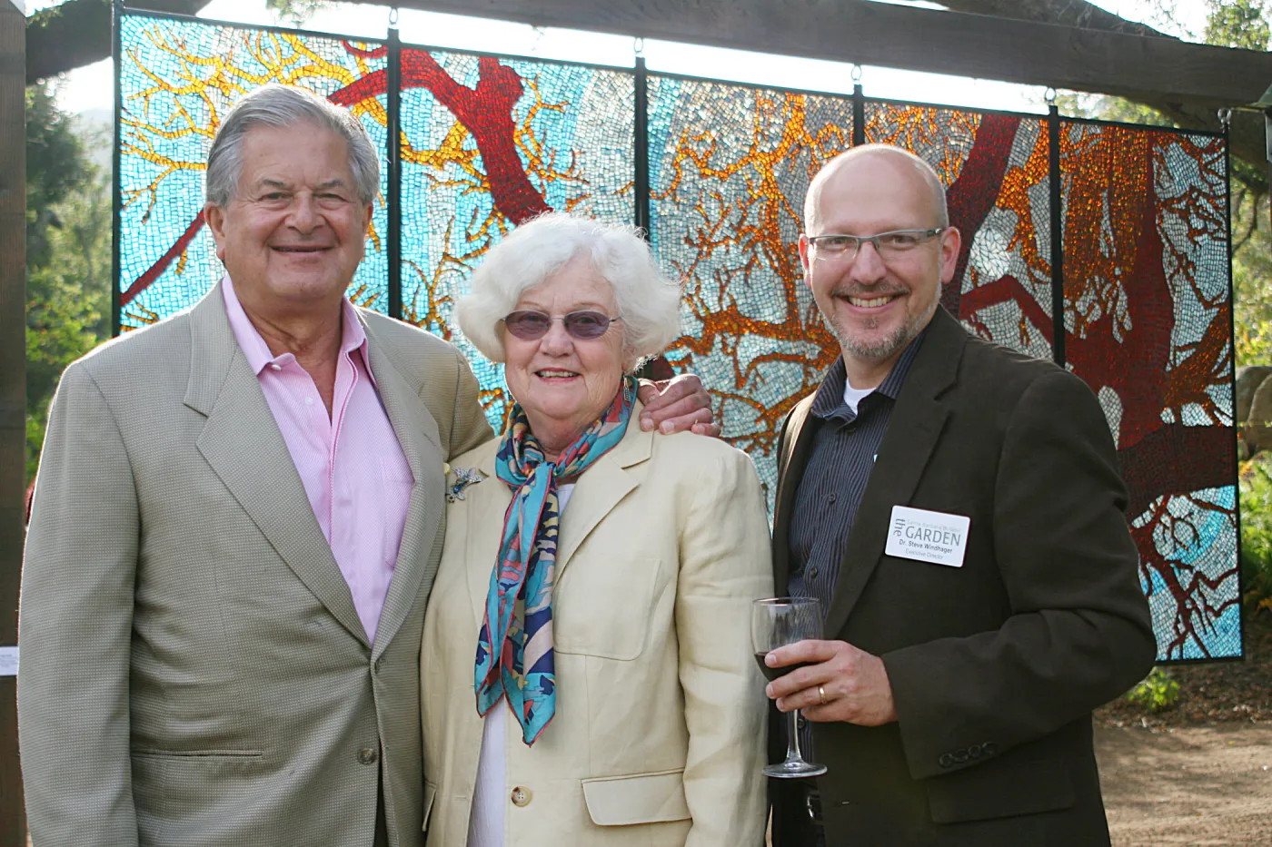 stained glass art exhibit, Rose and Nightingale concert in the Garden event