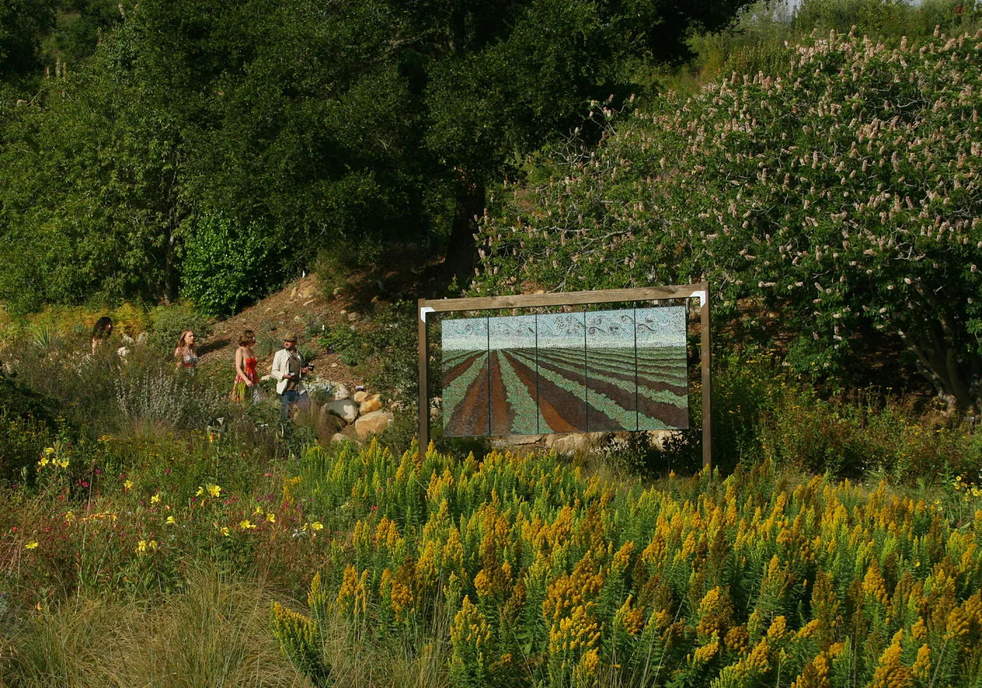 stained glass art exhibit, Rose and Nightingale concert in the Garden event