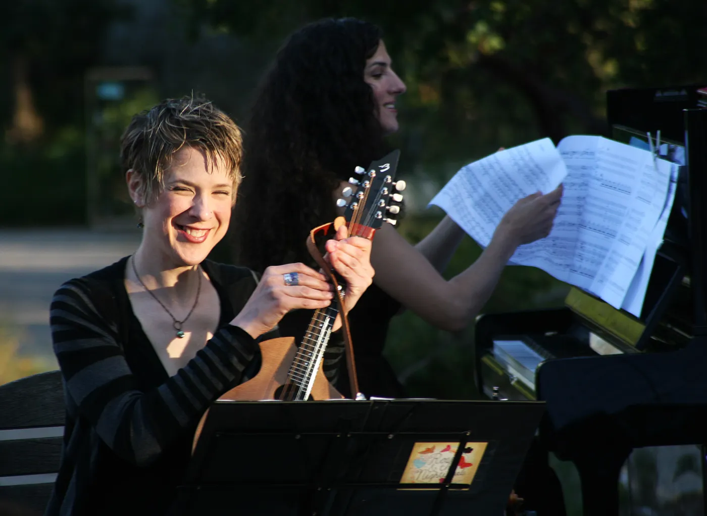 musicians, Rose and Nightingale concert in the Garden event