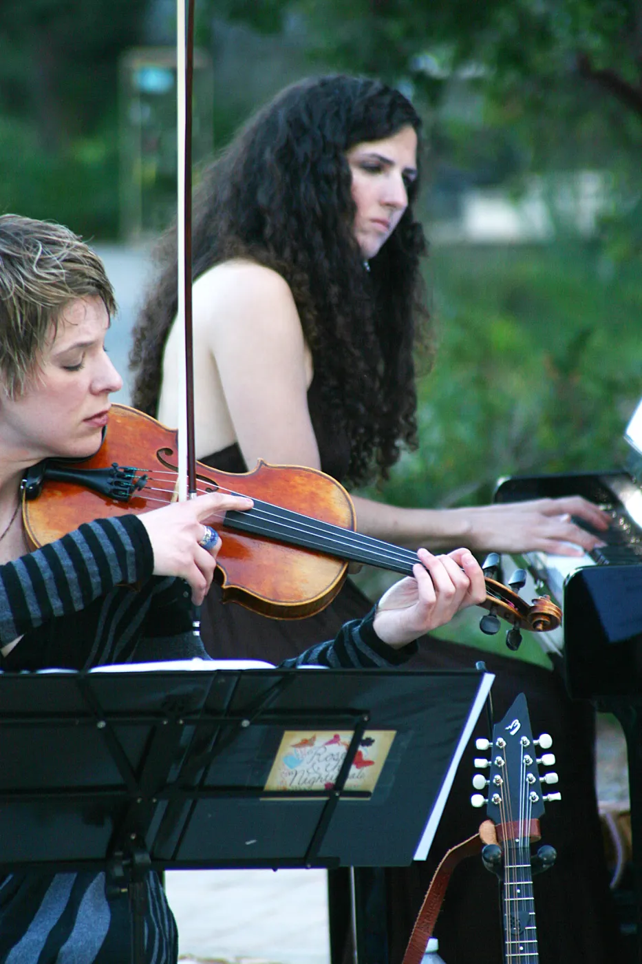 musicians, Rose and Nightingale concert in the Garden event