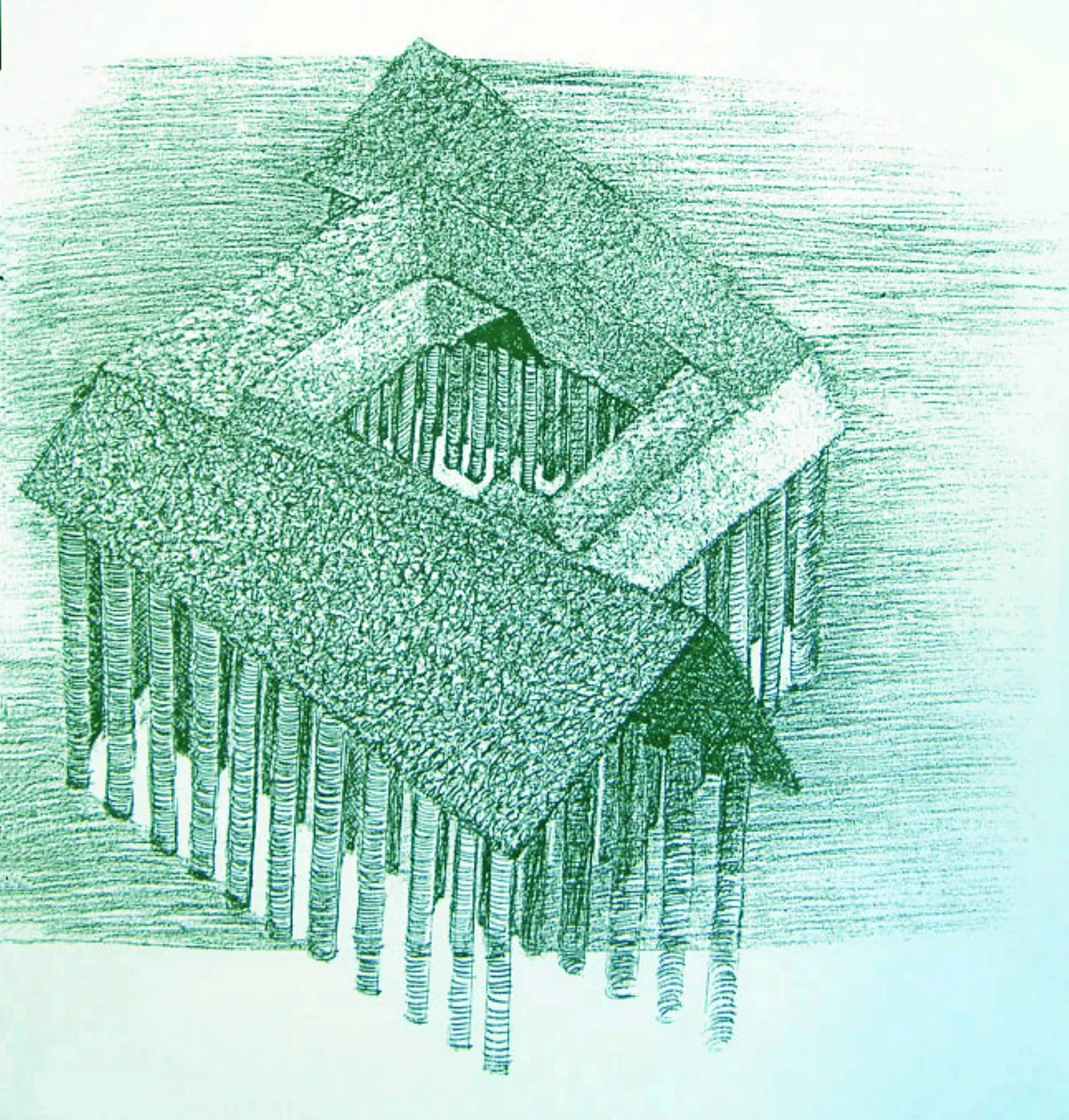 Sketches by Herb Parker for the Labyrinth installation