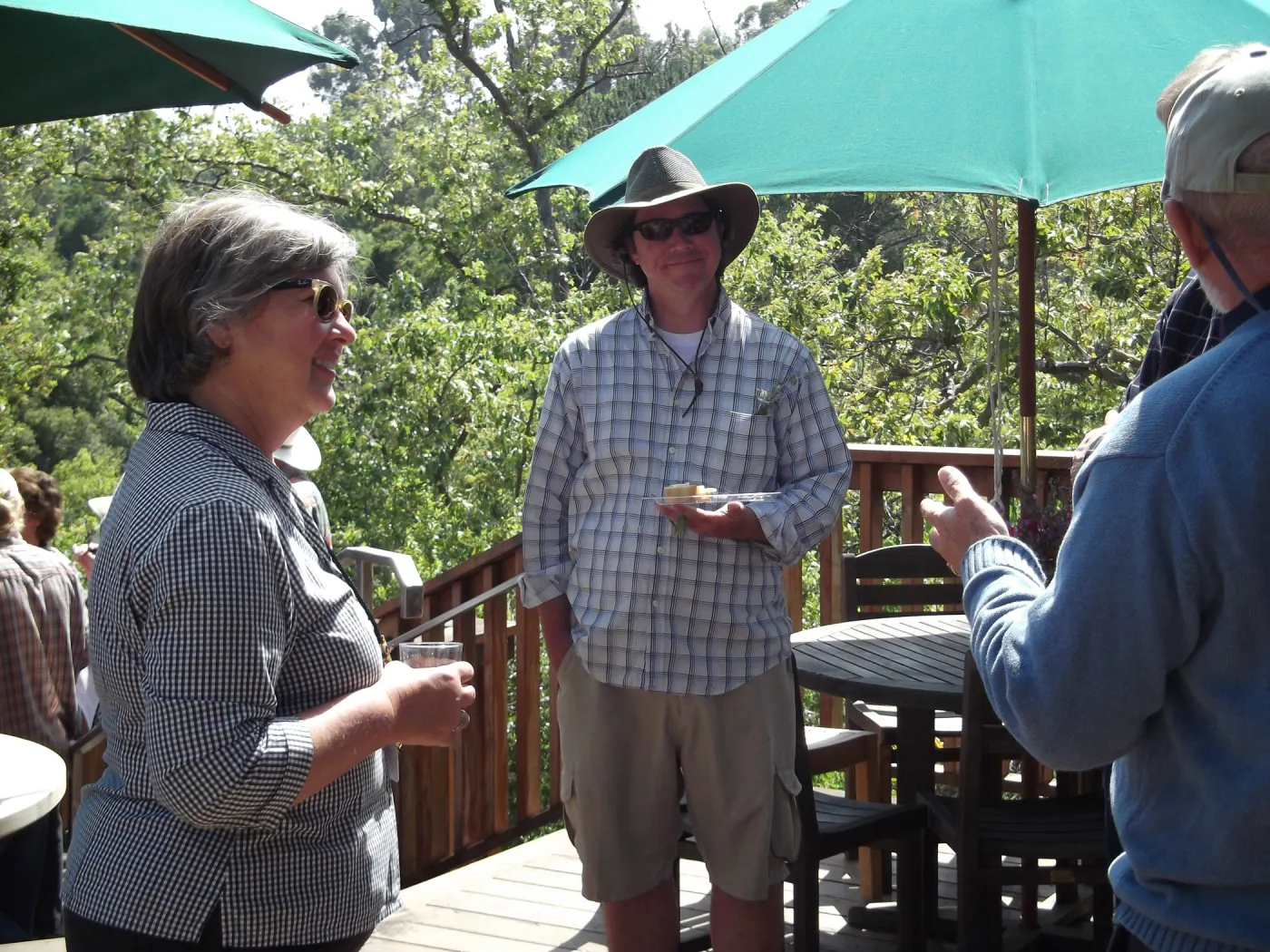 SBBG Wine & Cheese Lecture series, Home Demonstration Deck, Bruce Reed and Judy Sanregret