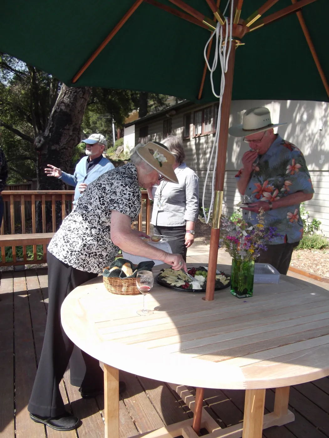 SBBG Wine & Cheese Lecture series, Home Demonstration Deck
