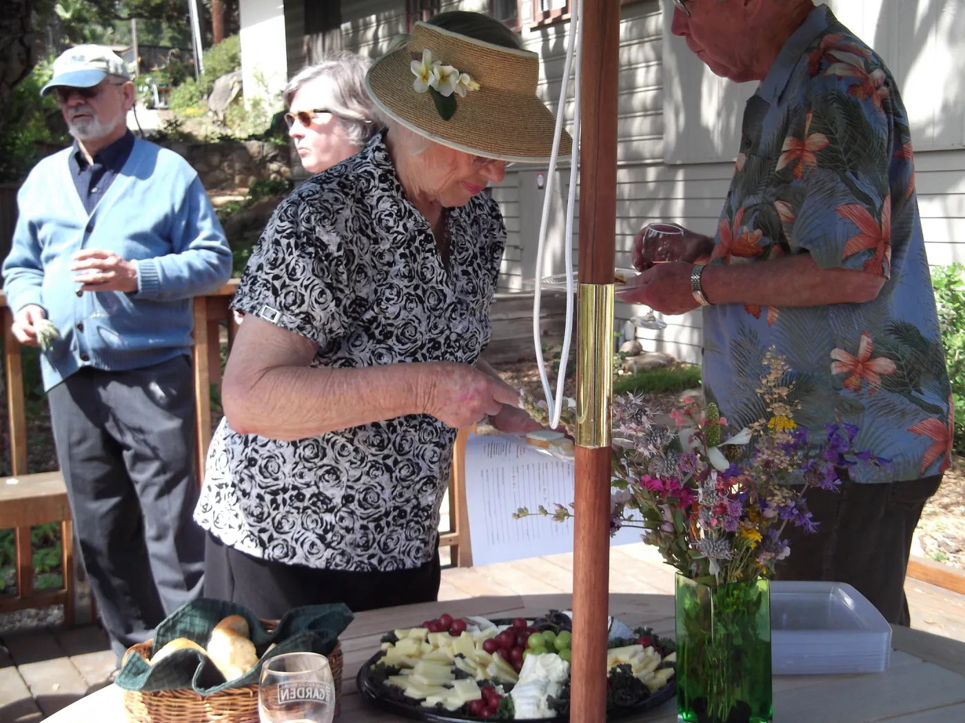 SBBG Wine & Cheese Lecture series, Home Demonstration Deck