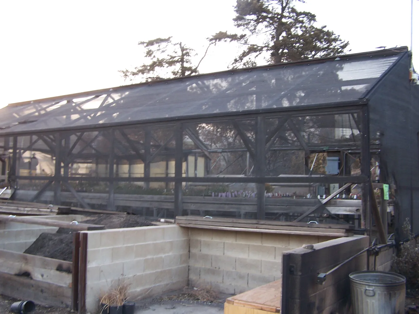SBBG After the Jesusita Fire, fire damage on the east side of the Garden and at the Hort Unit