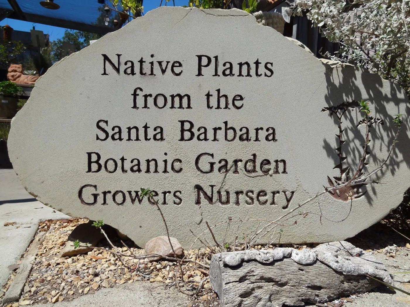 SBBG Garden Growers Nursery signage