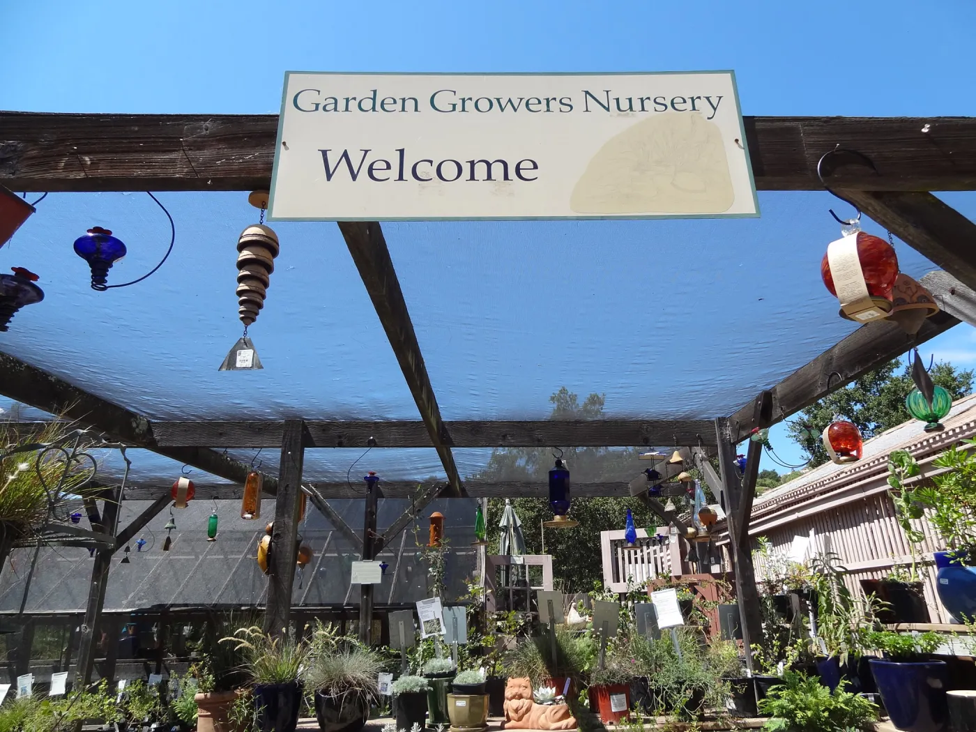 SBBG Garden Growers Nursery signage