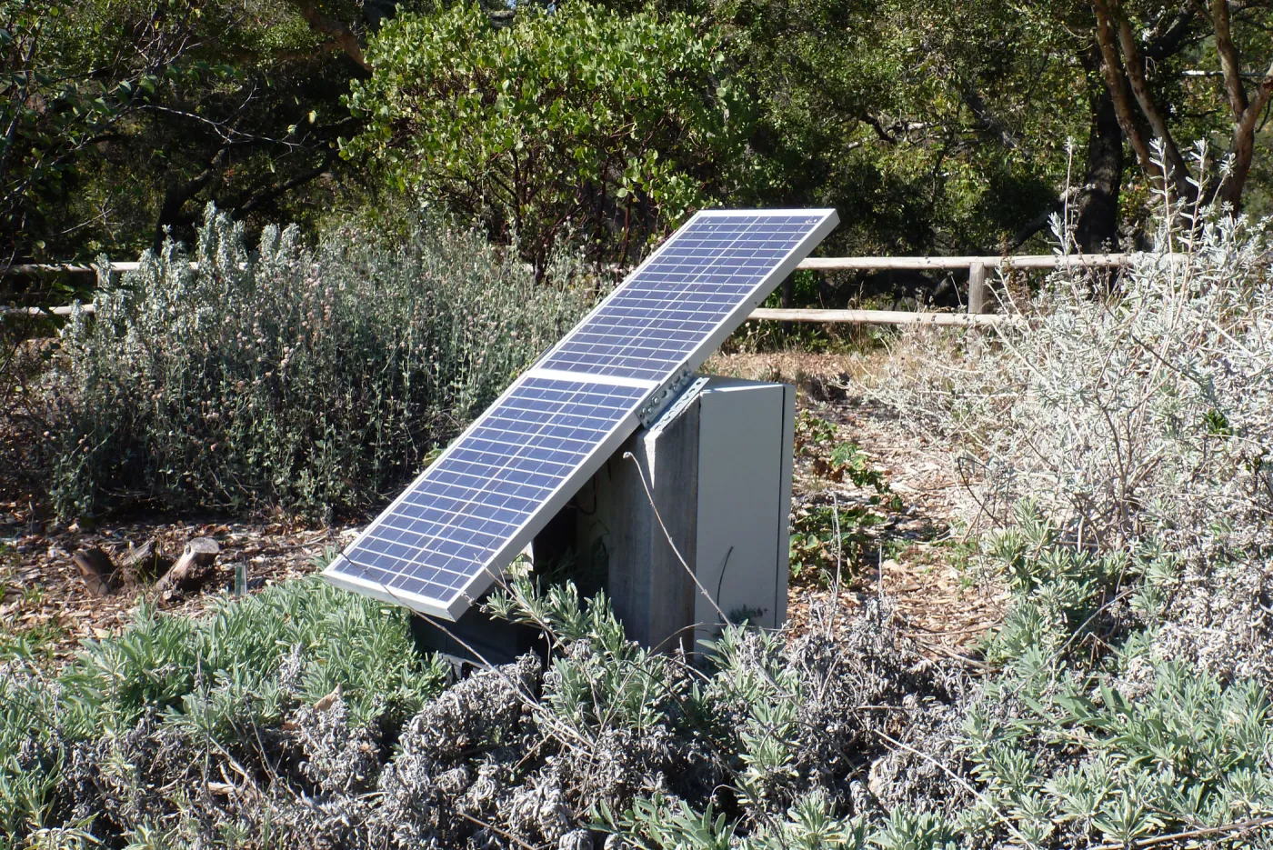solar panel for irrigation system, SBBG Meadow