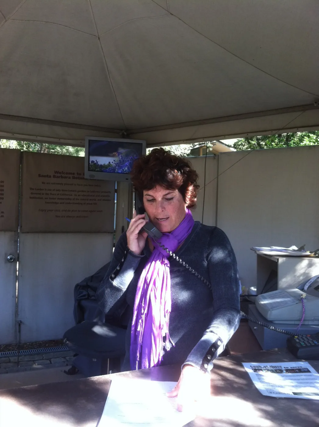 Barbara Backlund, VSR, Entrance Kiosk