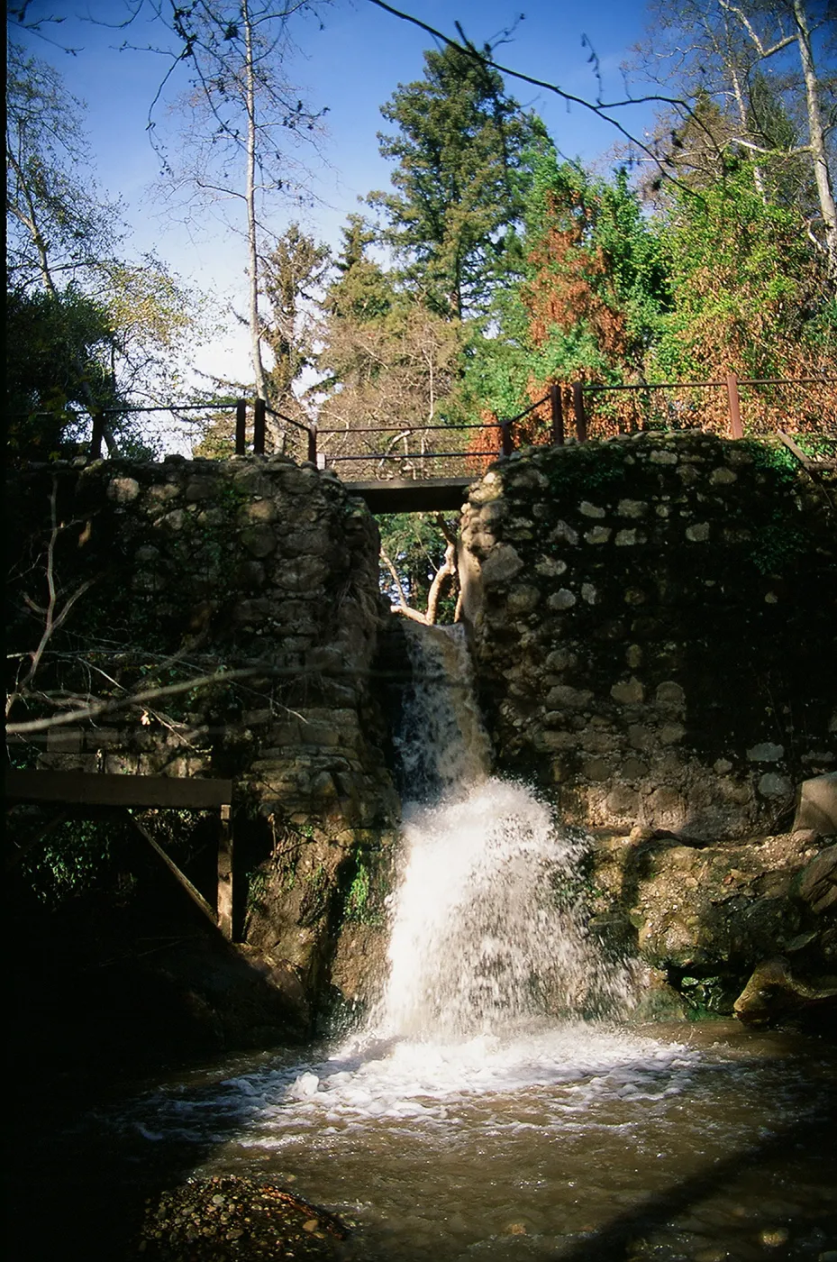 Waterfall at historic Mission Dam, SBBG Photo Contest 2013