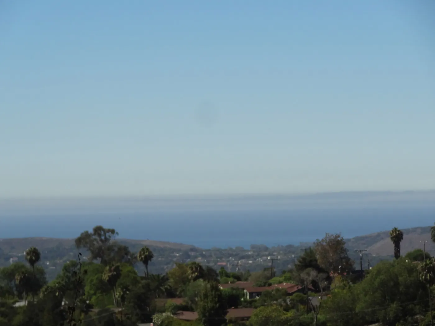 view of Pacific Ocean from SBBG