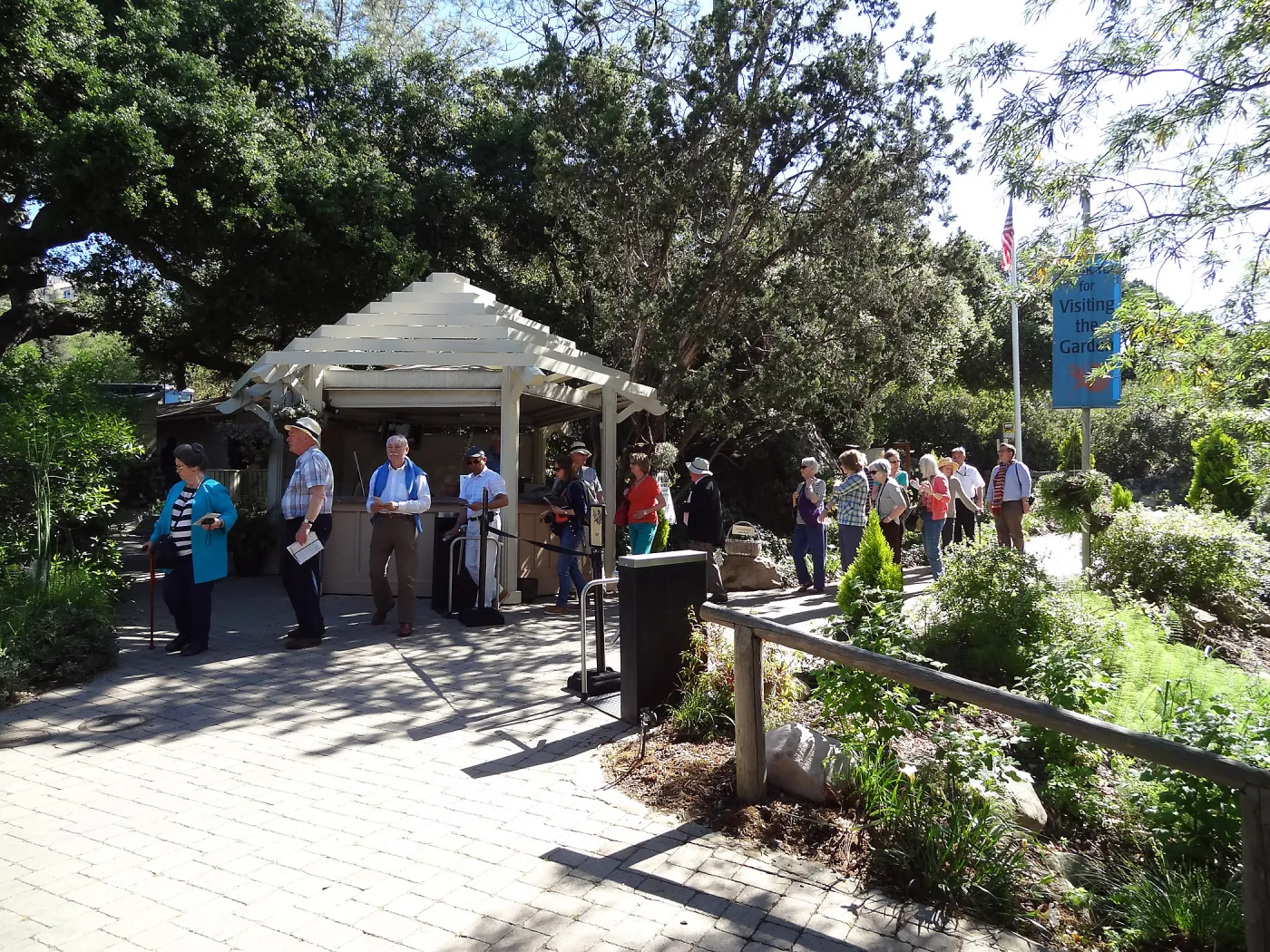 Special Garden Tour for a group of garden enthusiasts from England at the SBBG