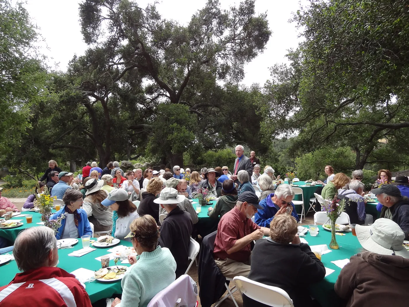 Volunteer Recognition event 2013, Board President John Brinker addressing the group