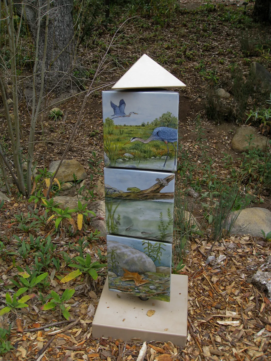 Signage in the Discovery Garden in the Arroyo