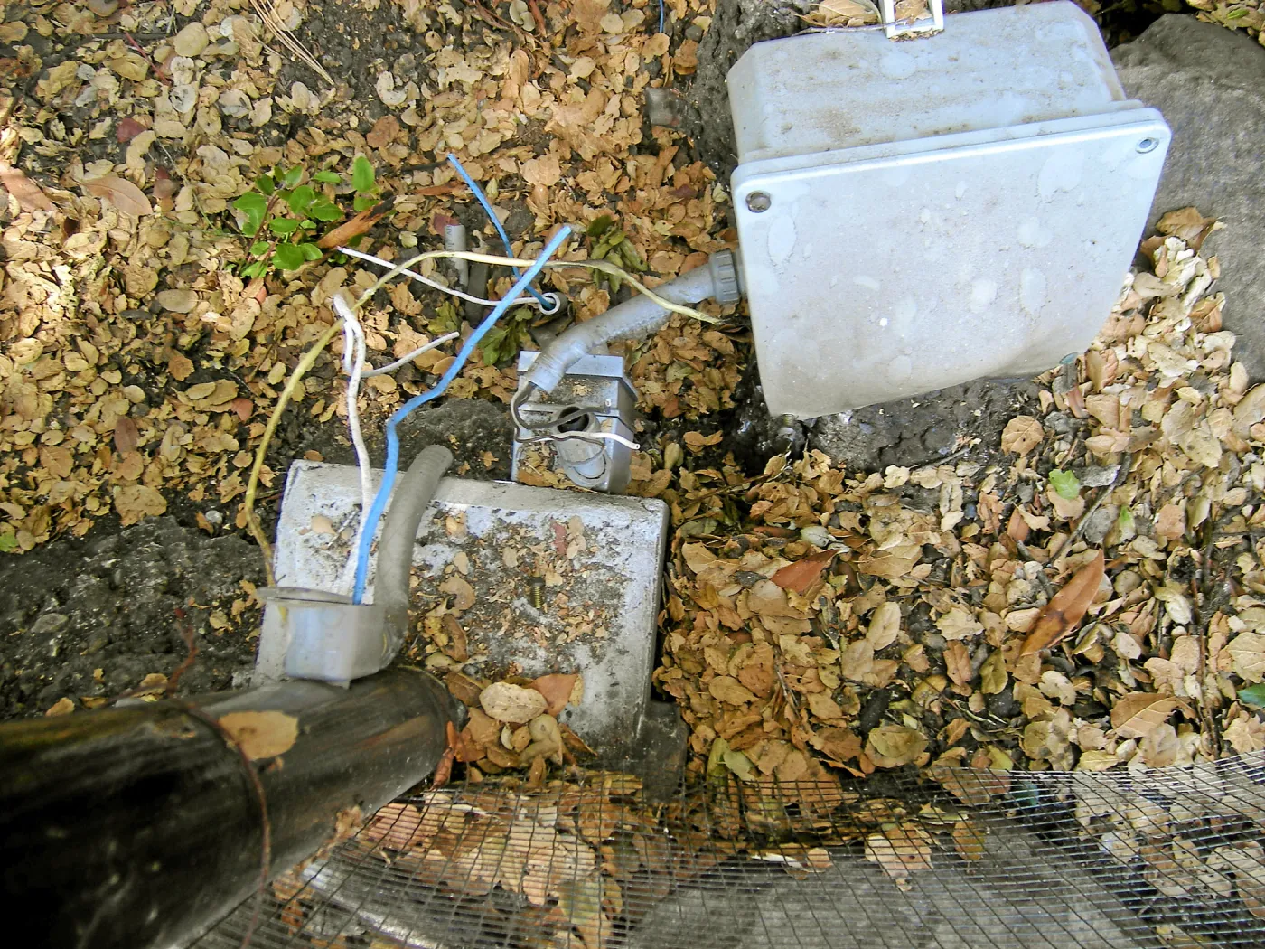 Irrigation fire damage