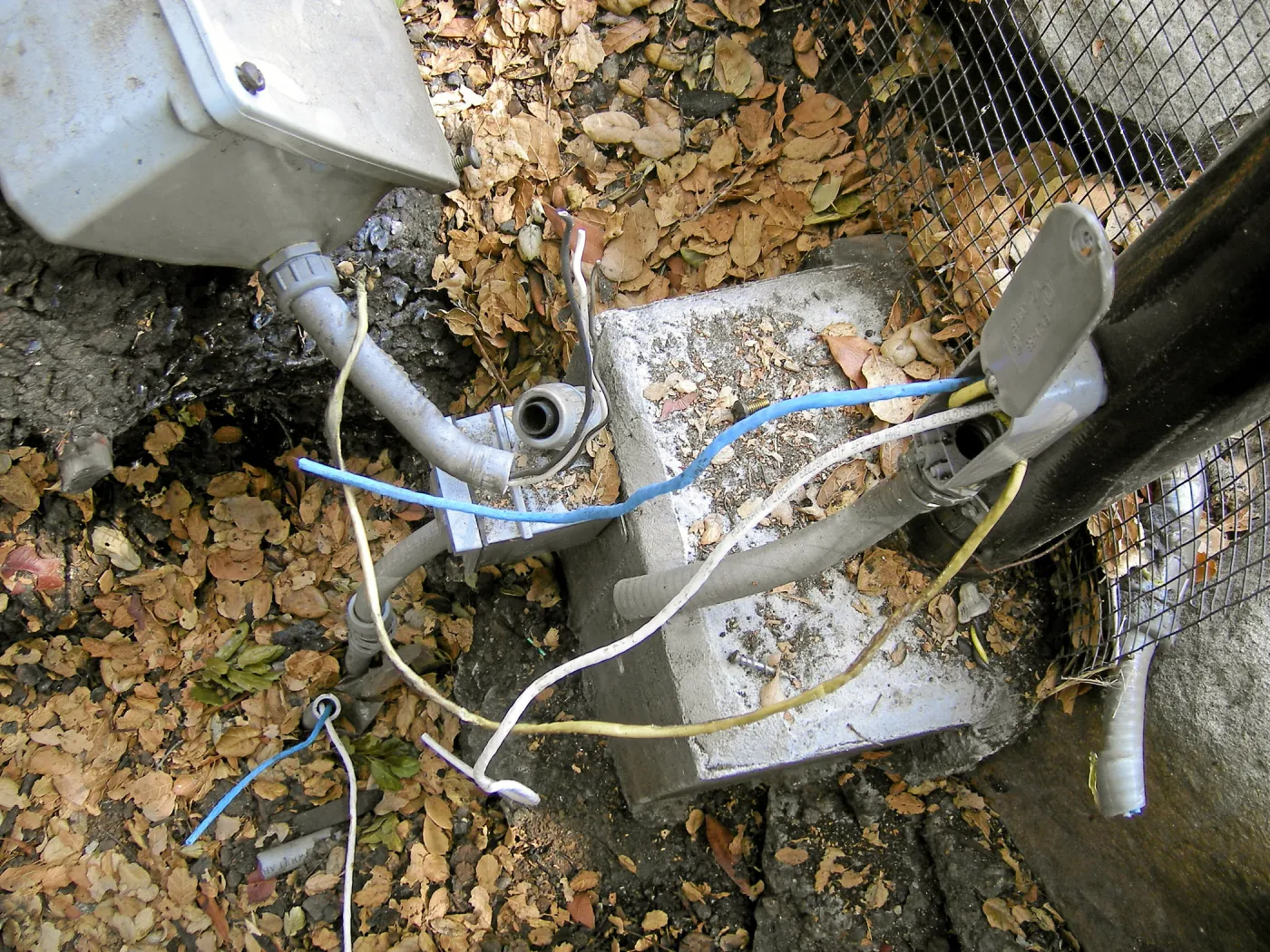 Irrigation fire damage