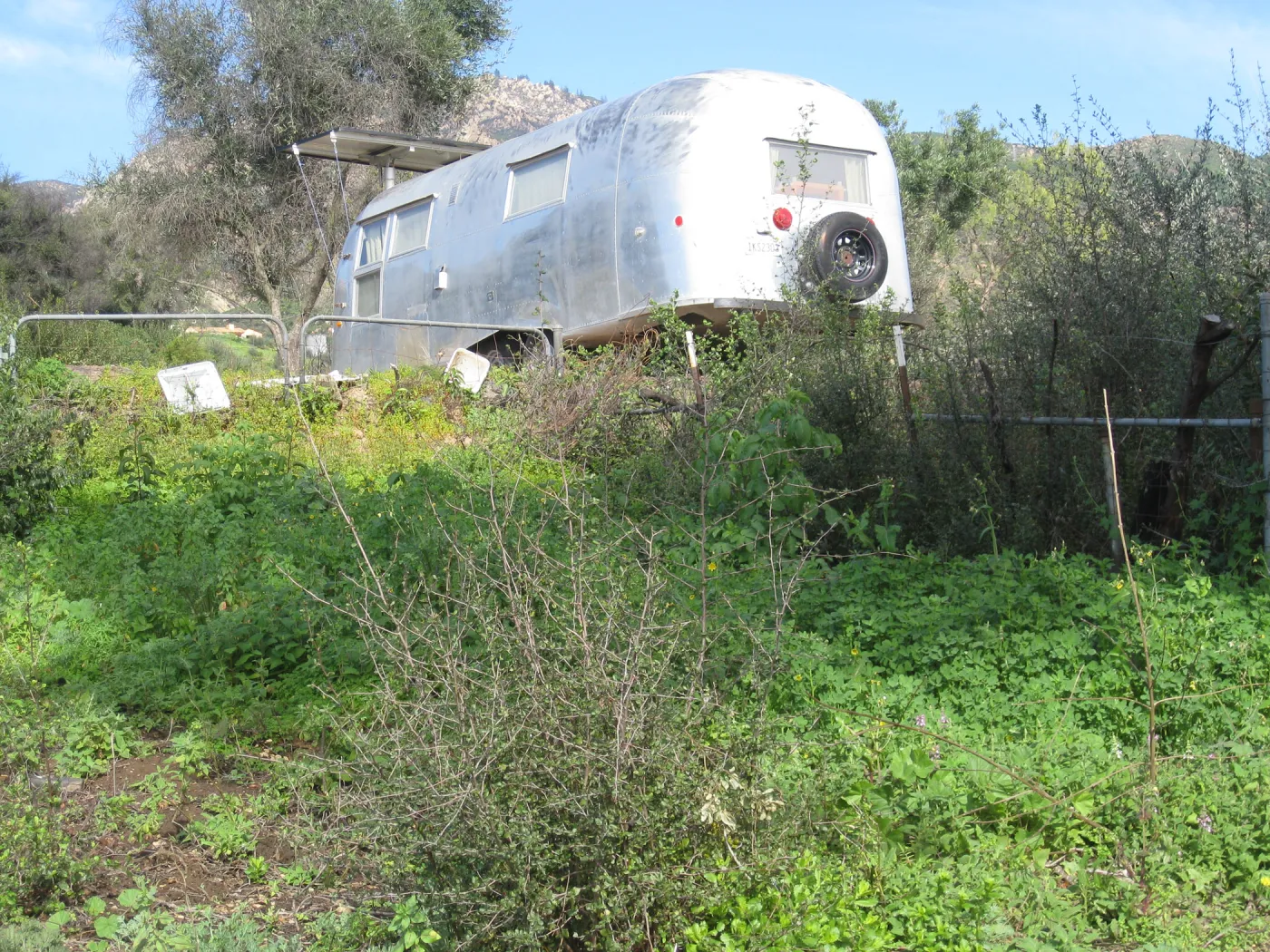 Trailer on Maloy property adjacent to Porter Trail