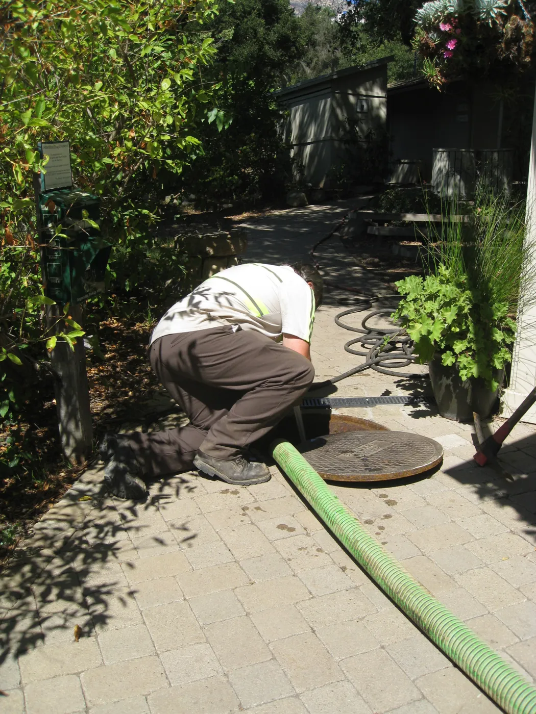 Cleaning our spetic tank