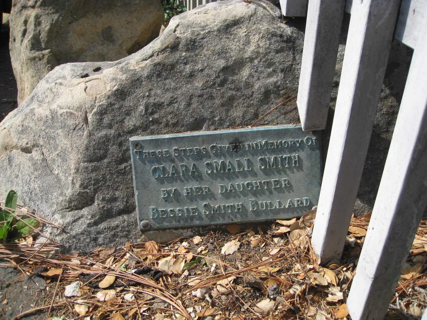 Clara Small Smith plaque