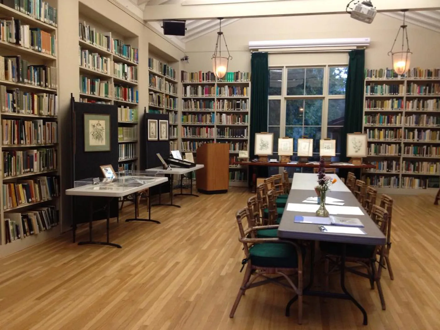 Art From the Blaksley Library, botanical art exhibit, April 2013