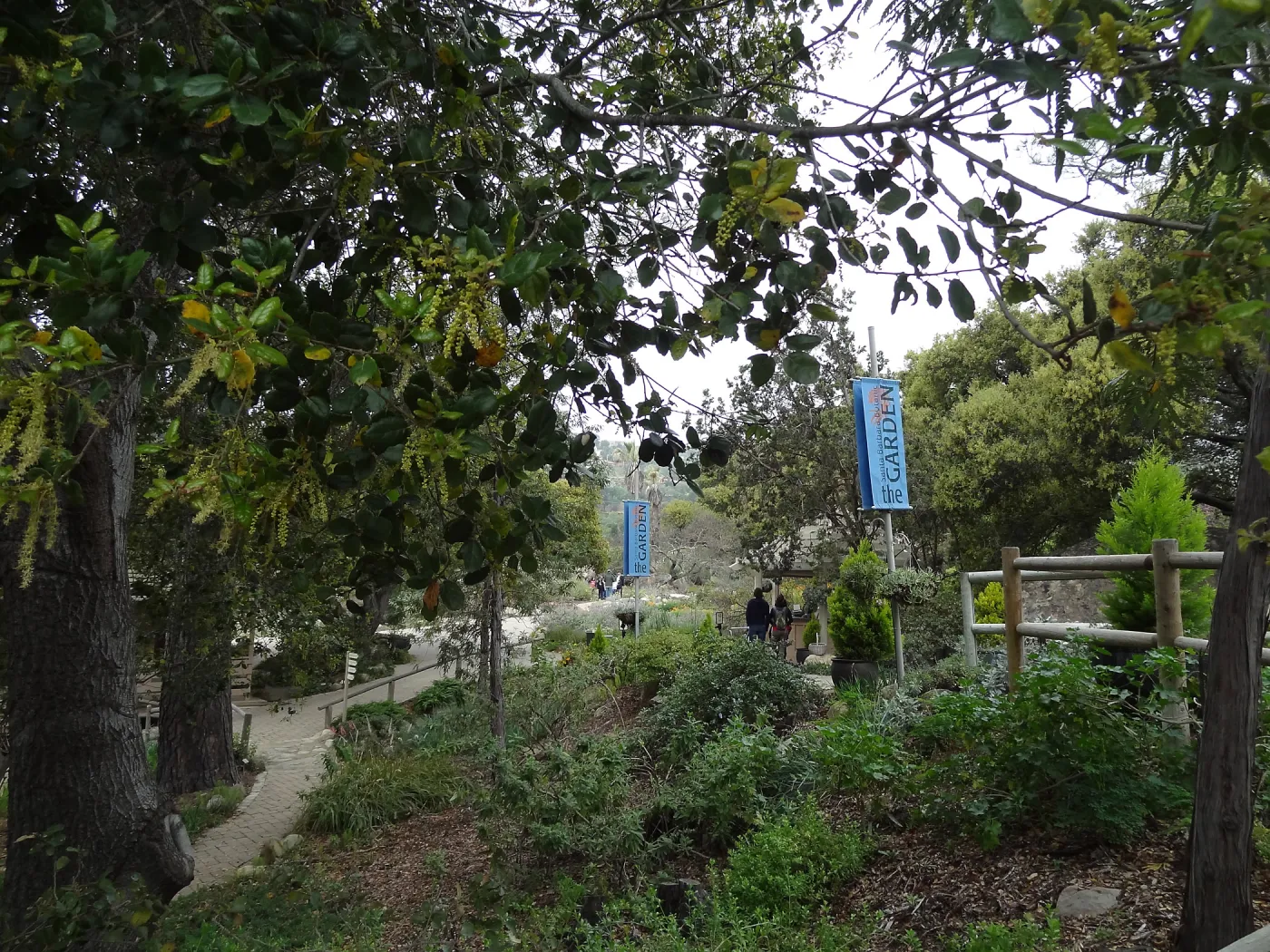Garden Entrance, banners