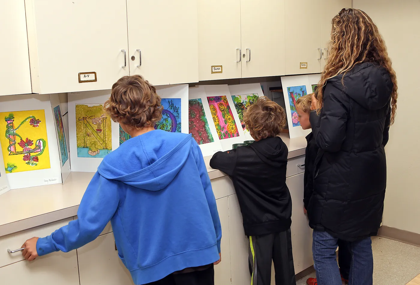 iCAN Alphabet Mural Unveiling