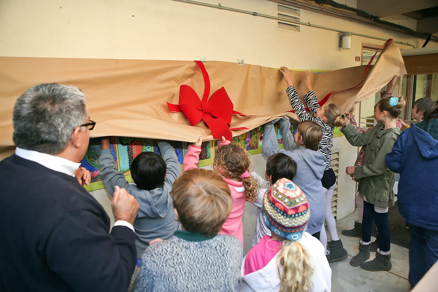 iCAN Alphabet Mural Unveiling