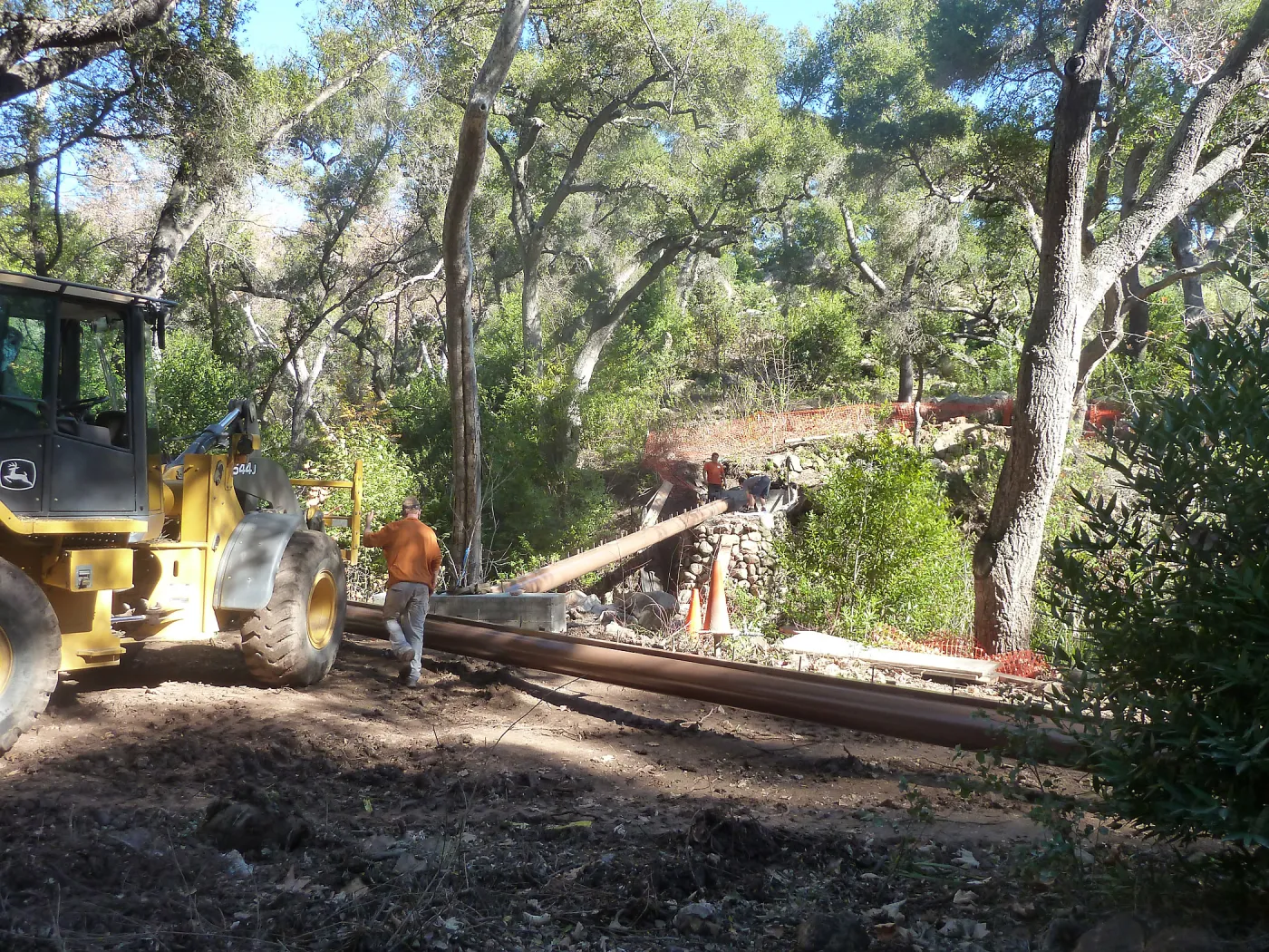 Campbell Bridge construction
