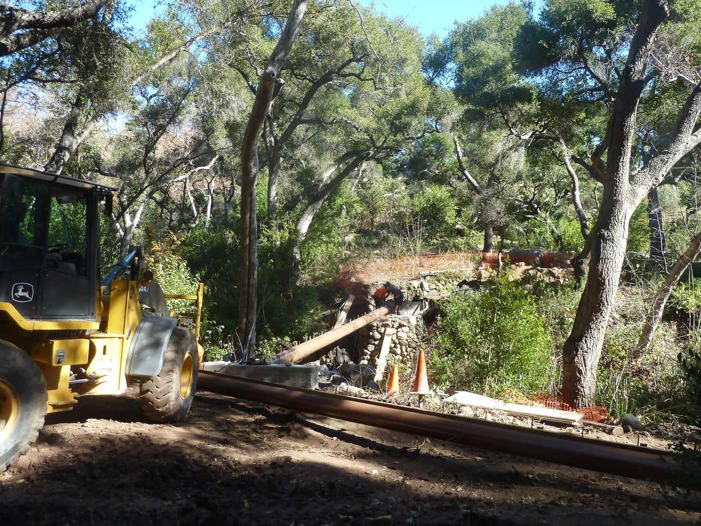 Campbell Bridge construction
