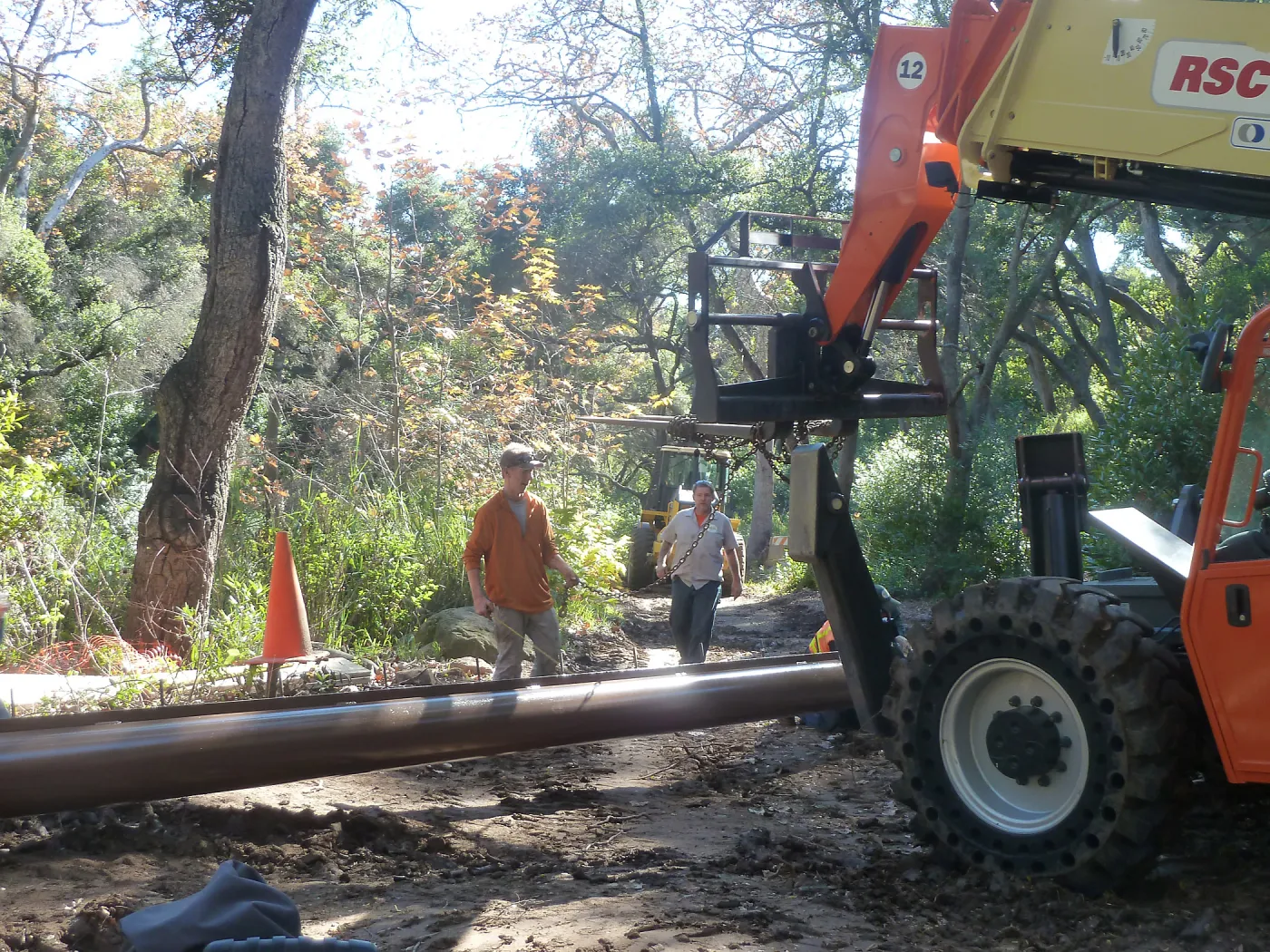 Campbell Bridge construction