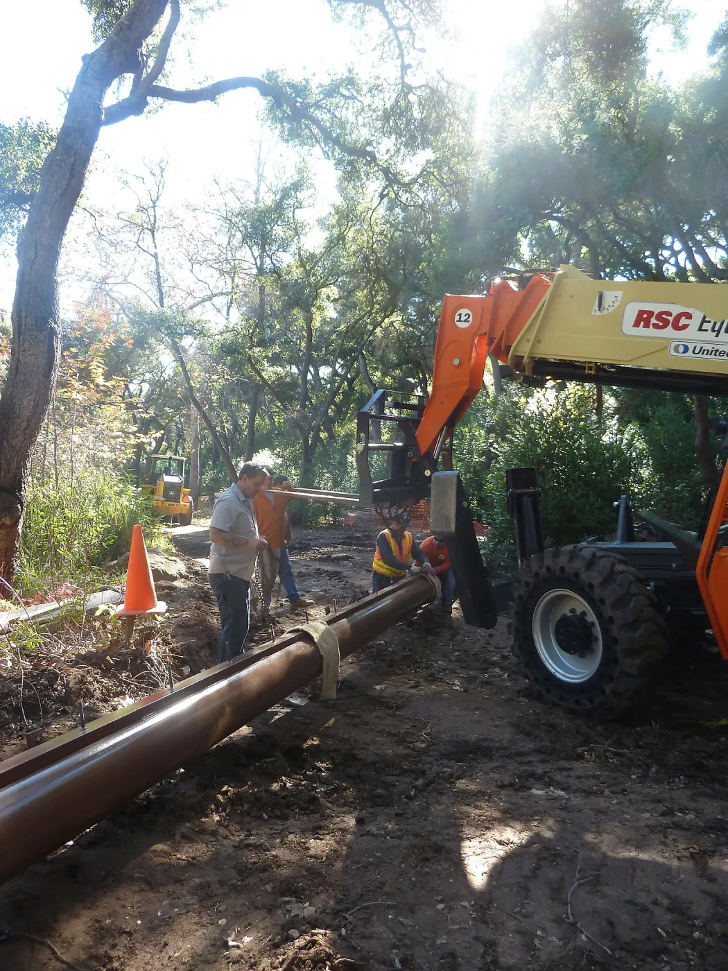 Campbell Bridge construction
