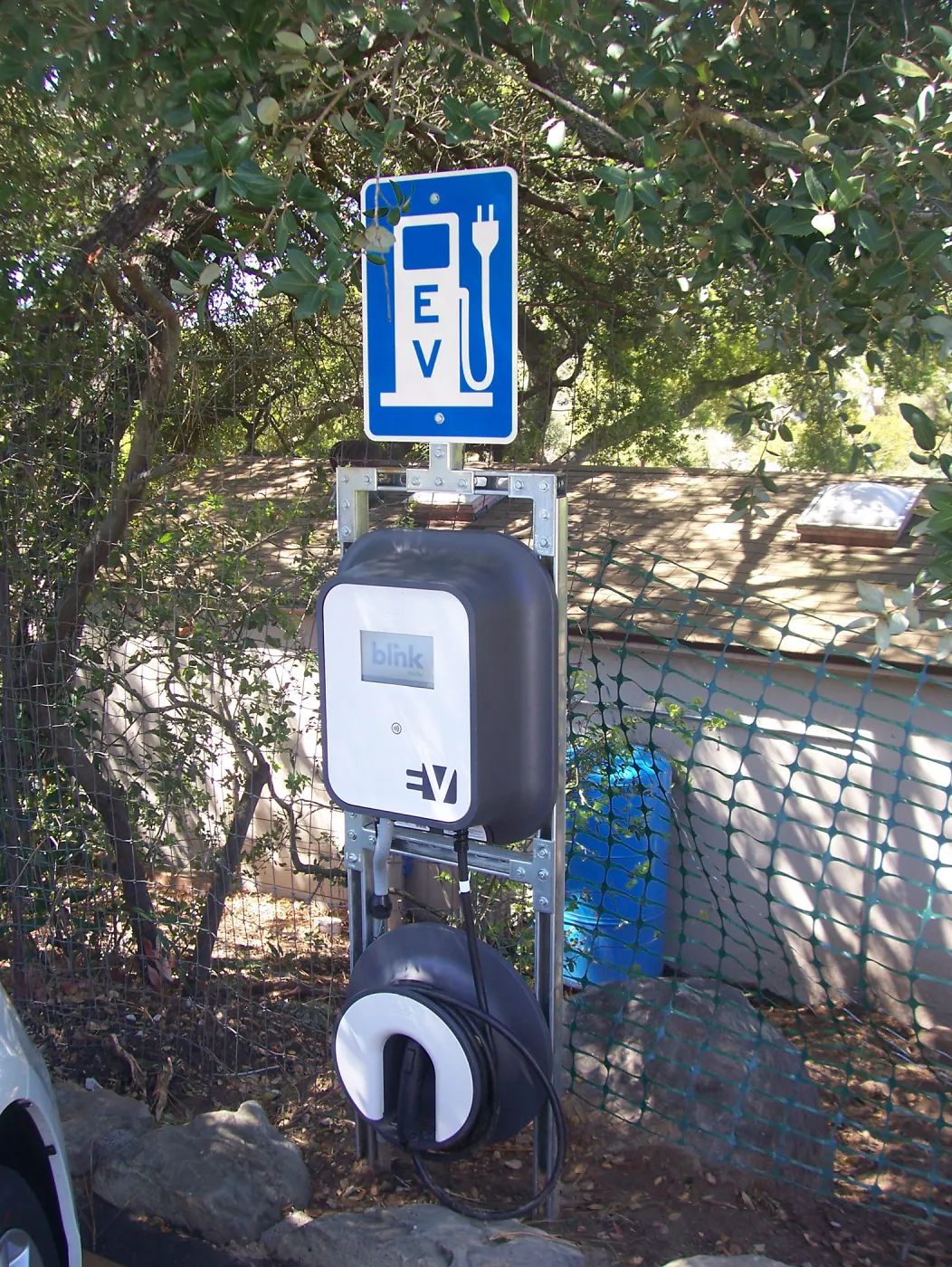 new EV Charging Station at SBBG, electric vehicle charging station, dedication