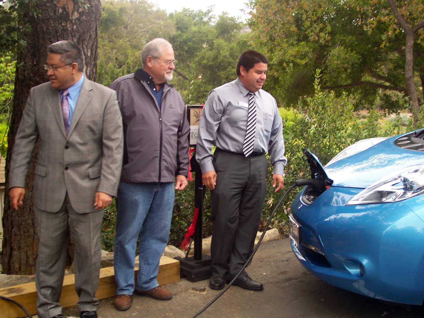 new EV Charging Station at SBBG, electric vehicle charging station, dedication